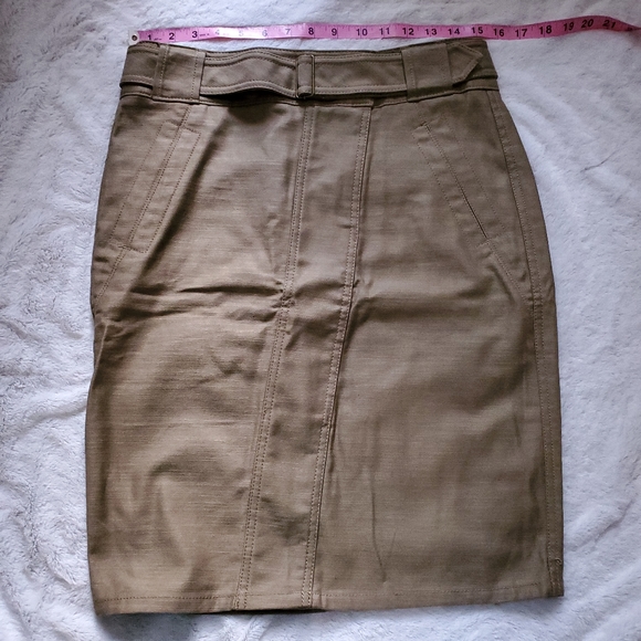 Loft Tall Sateen Utility Skirt - Picture 2 of 9